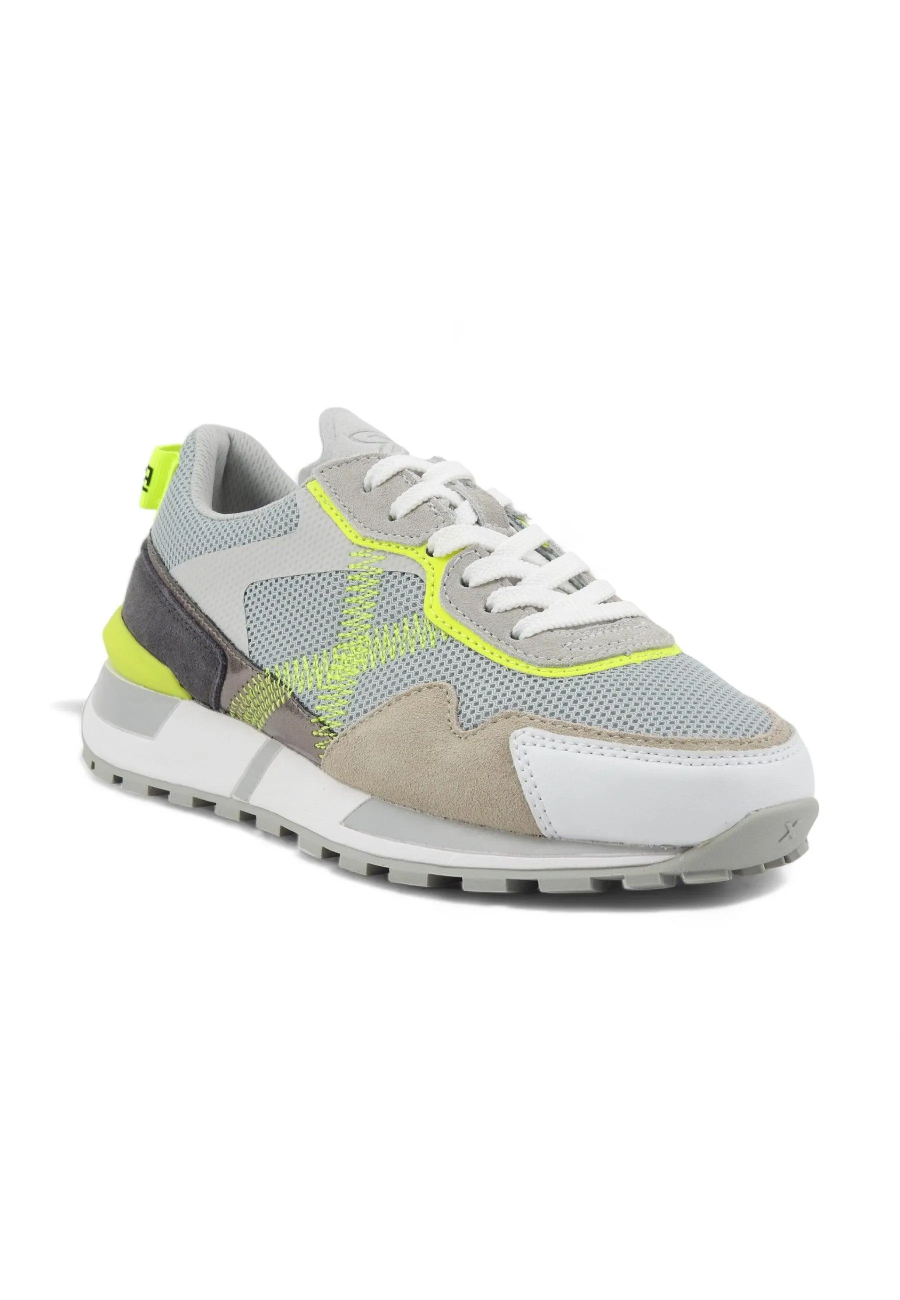 MUNICH Pulsar 03 Sneaker Donna Grey Verde Fluo 8211003