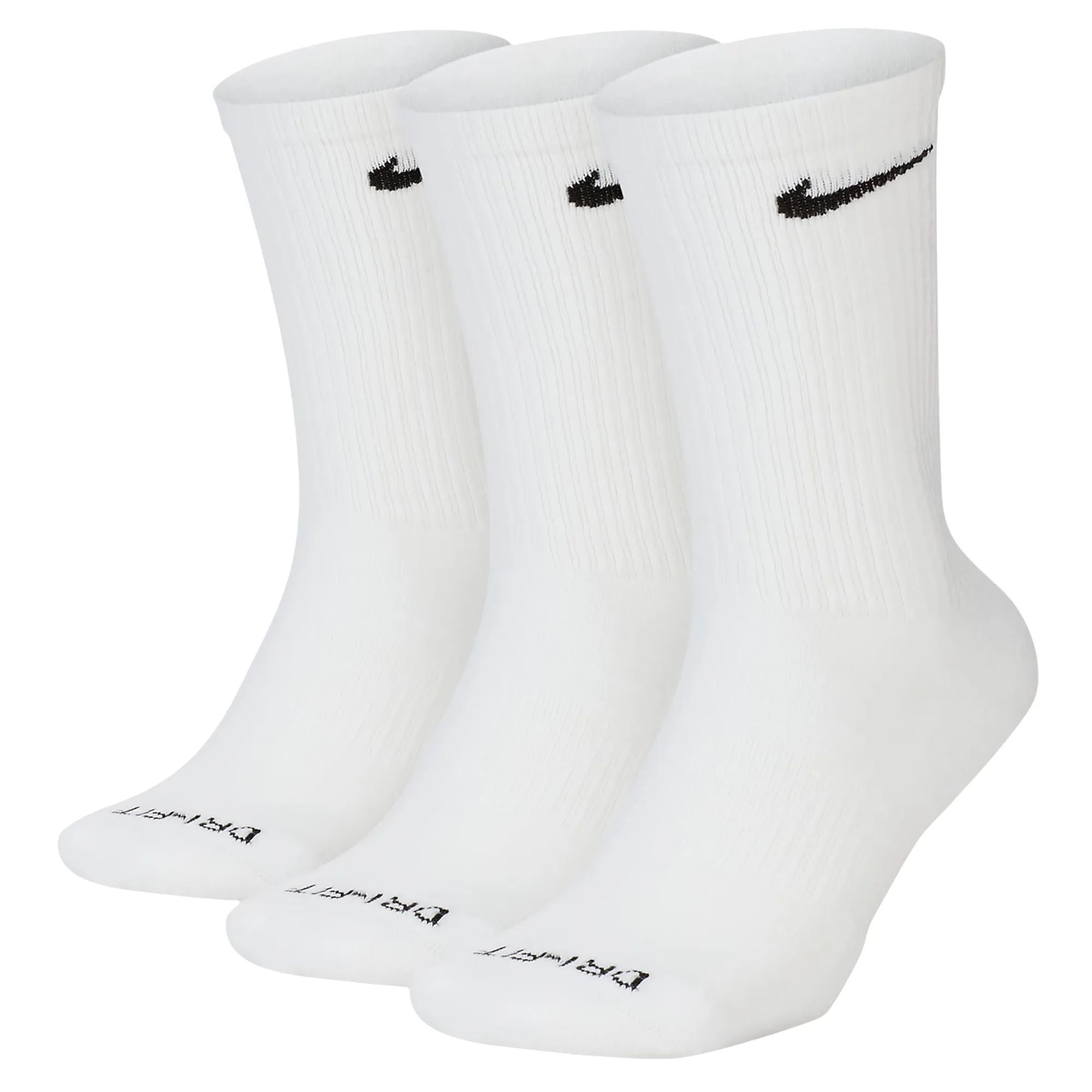 Nike SB Everyday Plus Crew Socks White 3 Pack