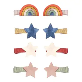 Over the Rainbow Mini Hair Clips - Set of 2