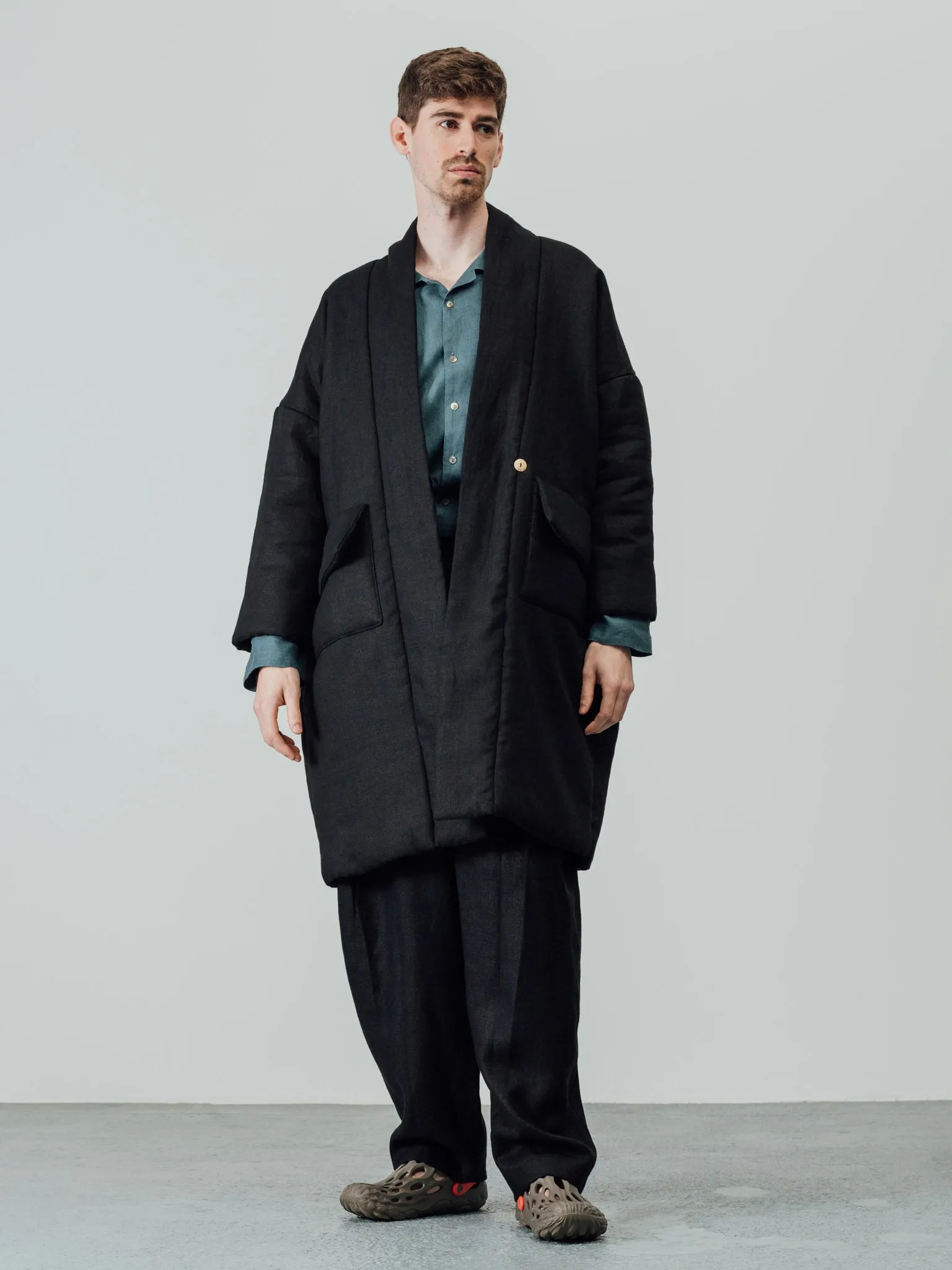 Padded Coat | Black