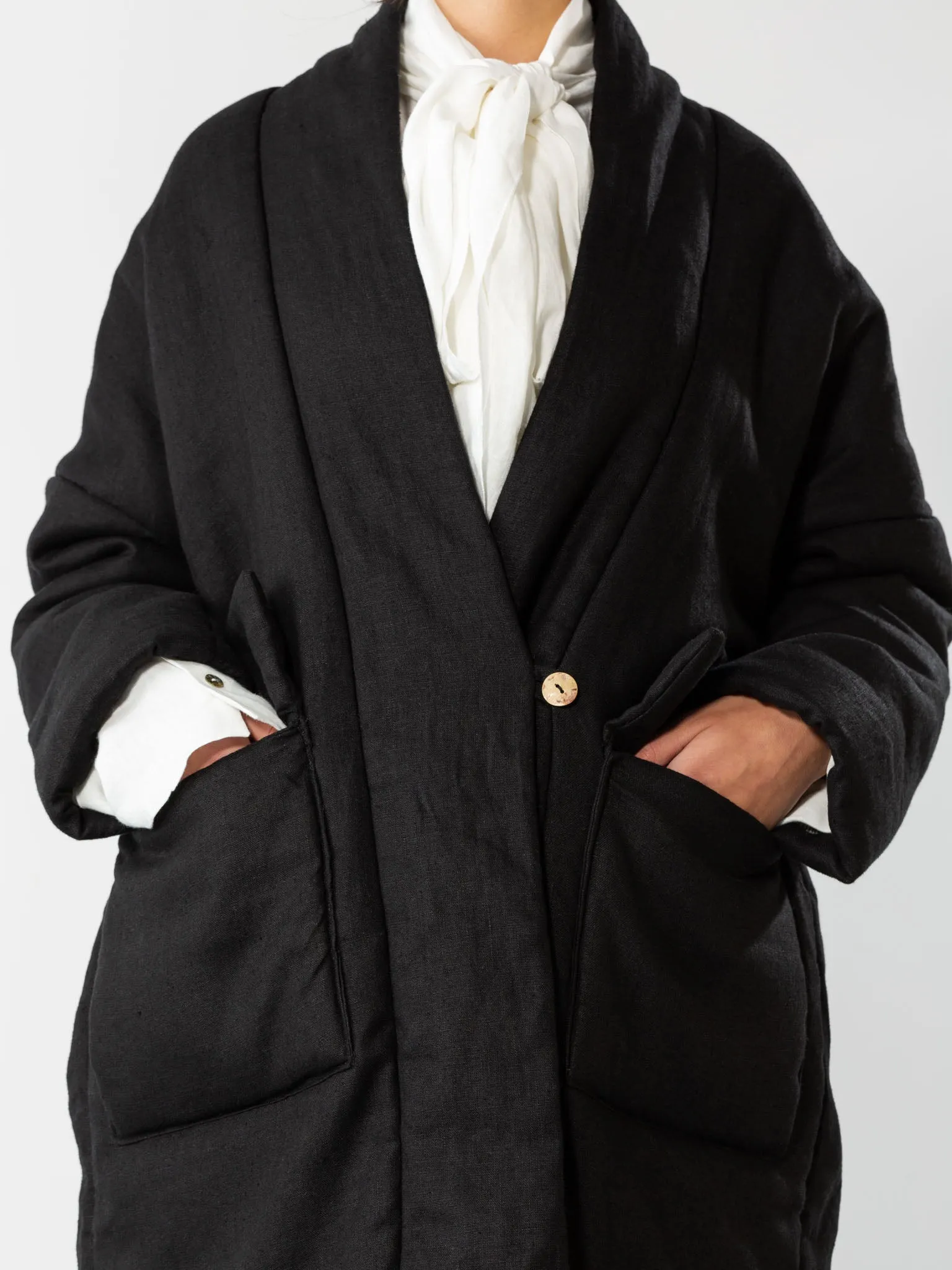 Padded Coat | Black