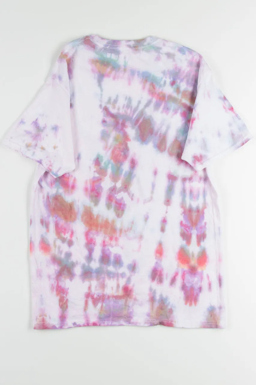 Pink Weed Tie Dye Tee