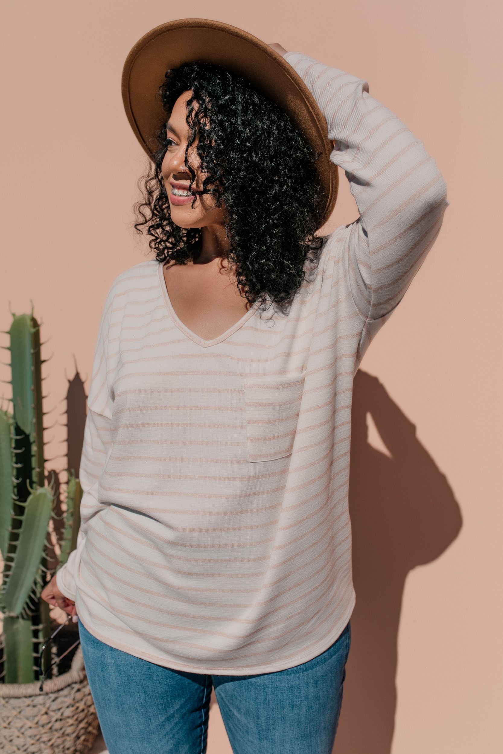 PLUS SIZE Regroup Striped Top