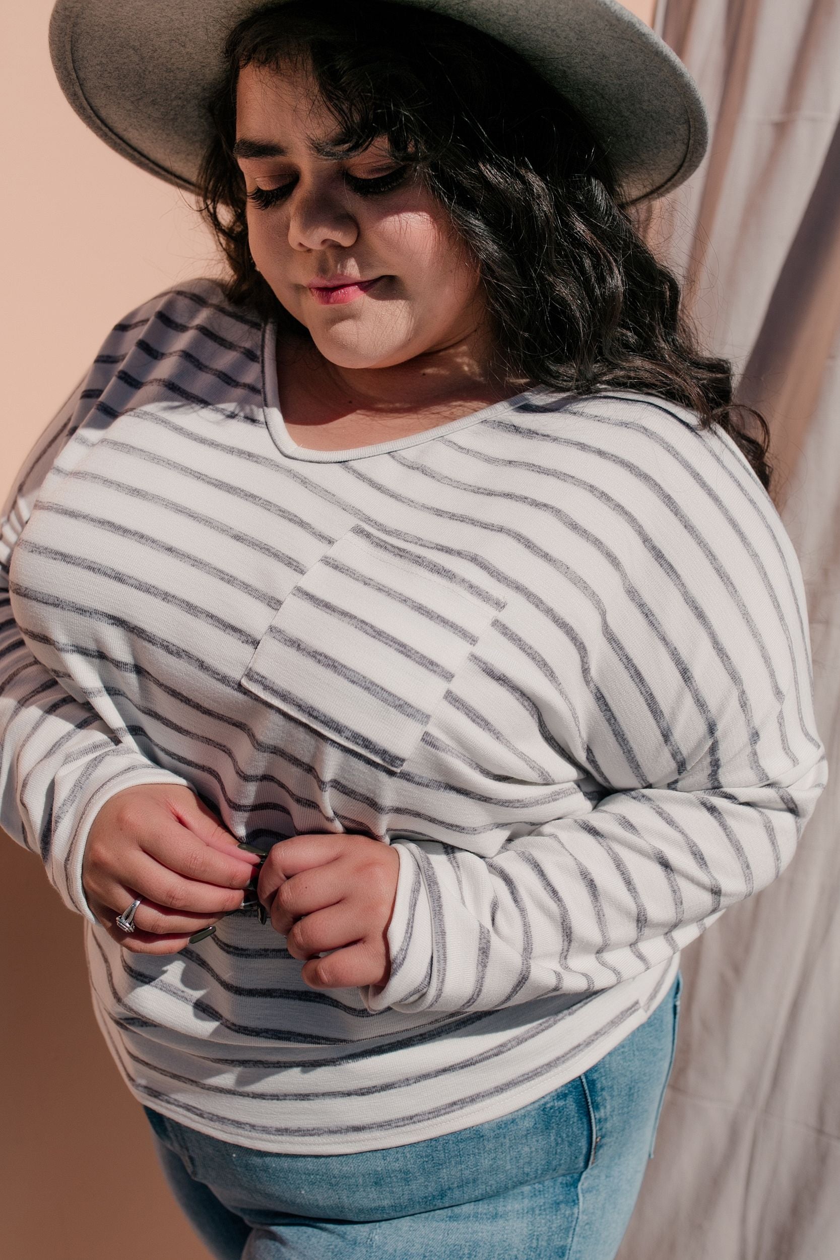 PLUS SIZE Regroup Striped Top