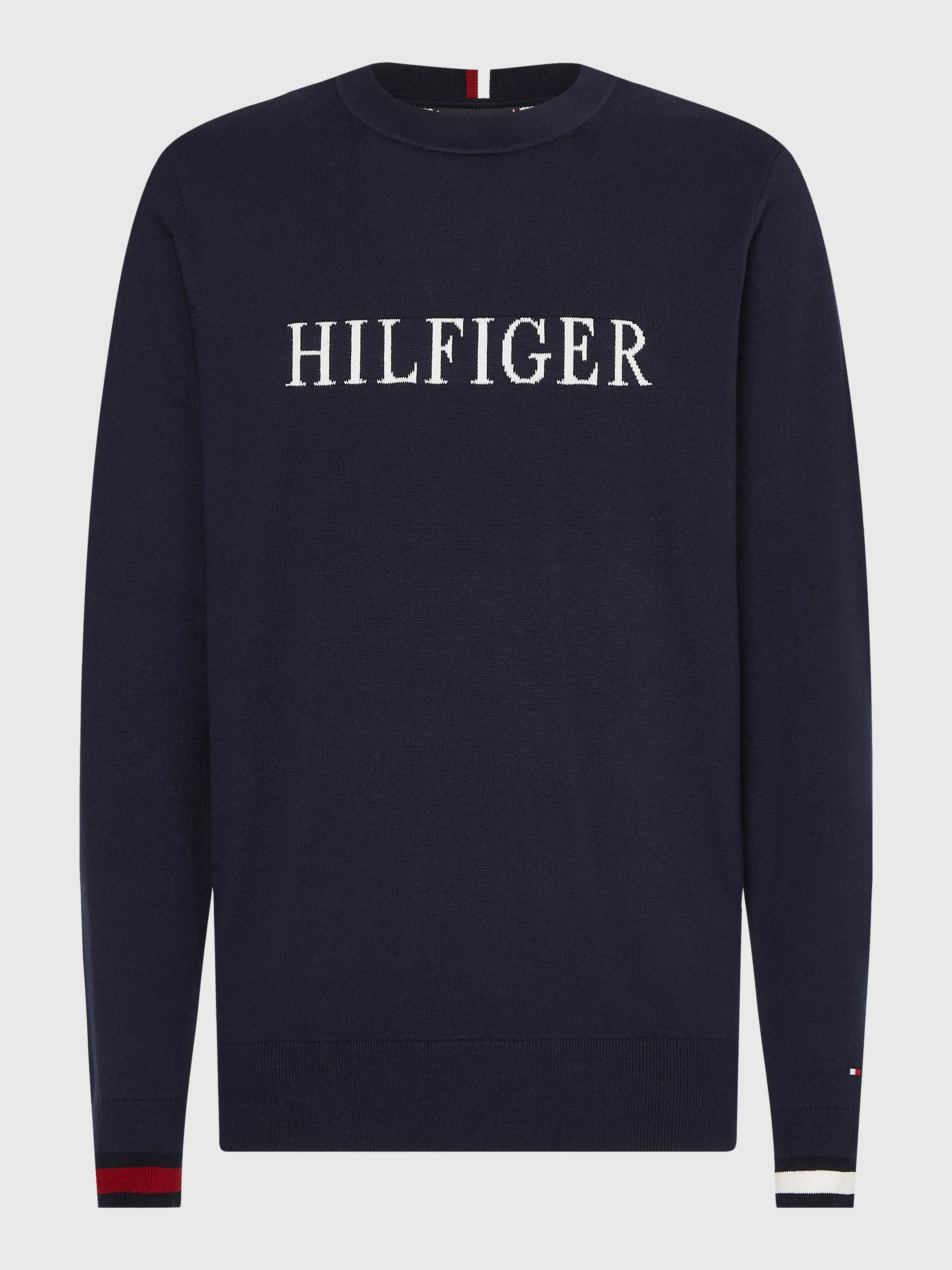 Plus Stripe Cuff Logo Jumper | Sweatshirts & Hoodies | Tommy Hilfiger