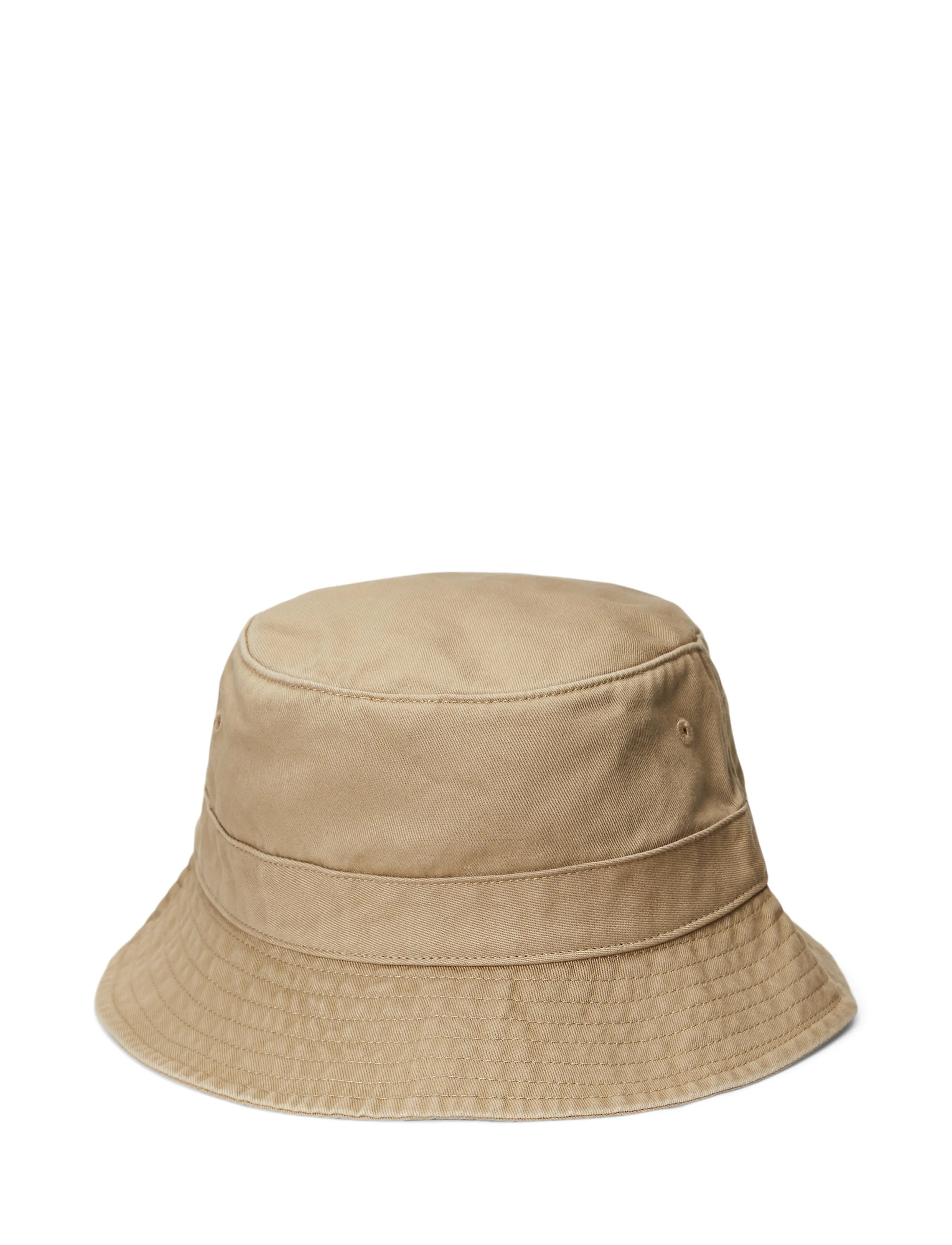 Polo Ralph Lauren Cotton Chino Bucket Hat Cafe Tan