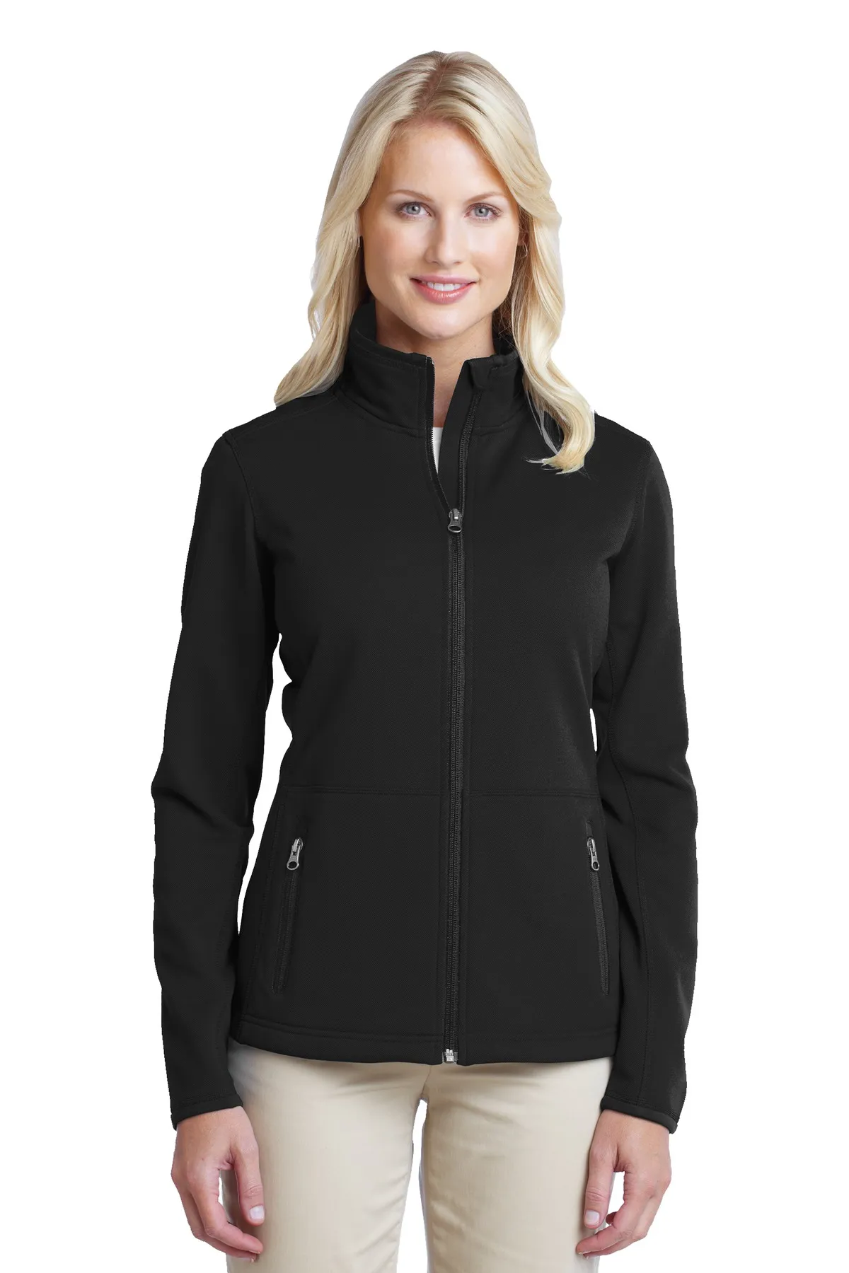 Port Authority Ladies Pique Fleece Jacket L222 SKU: L222