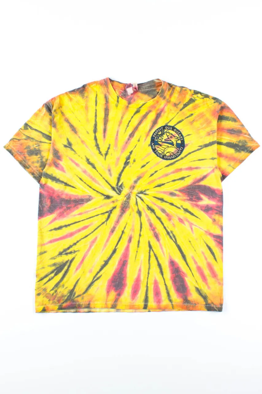 Protect Our Oceans Tie Dye Tee 2