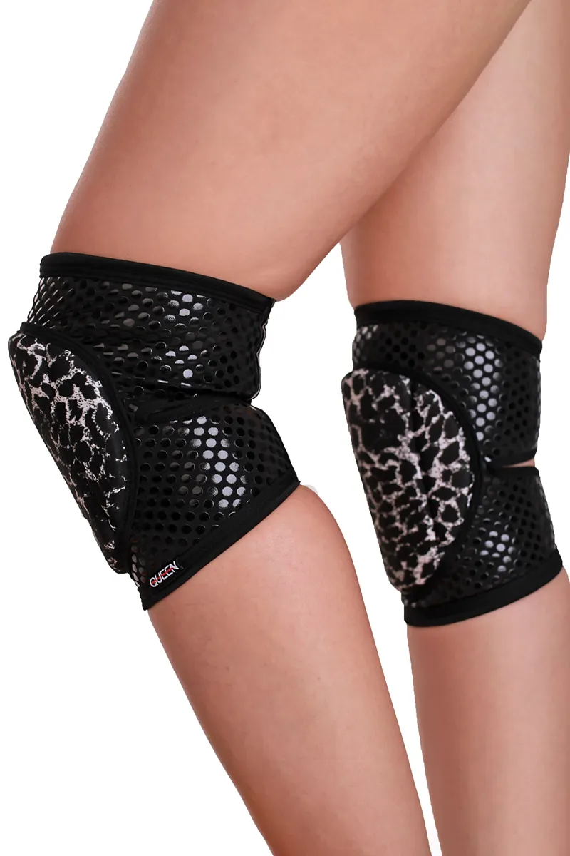 Queen Grippy Kneepads - Wild Leopard