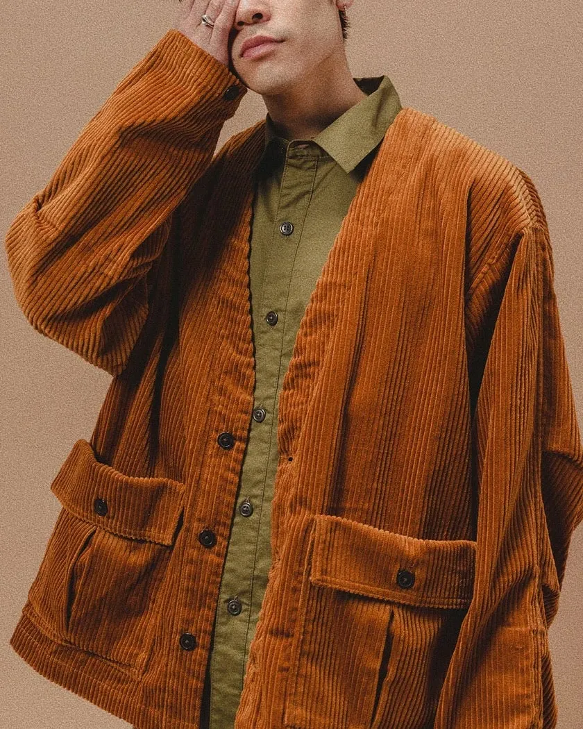 RAILROAD CARDIGAN #592 | Burnt Sienna