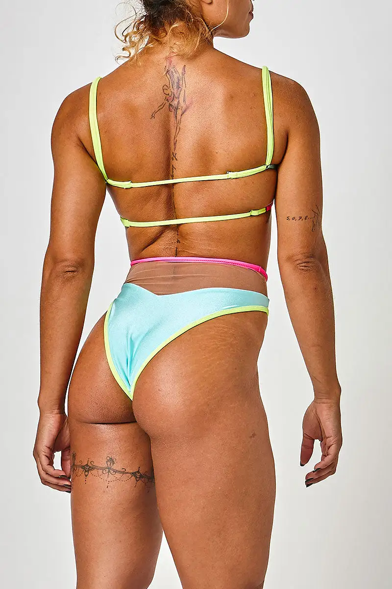 Rolling Vento Neon Reversible Bottoms - Blue/Rosé