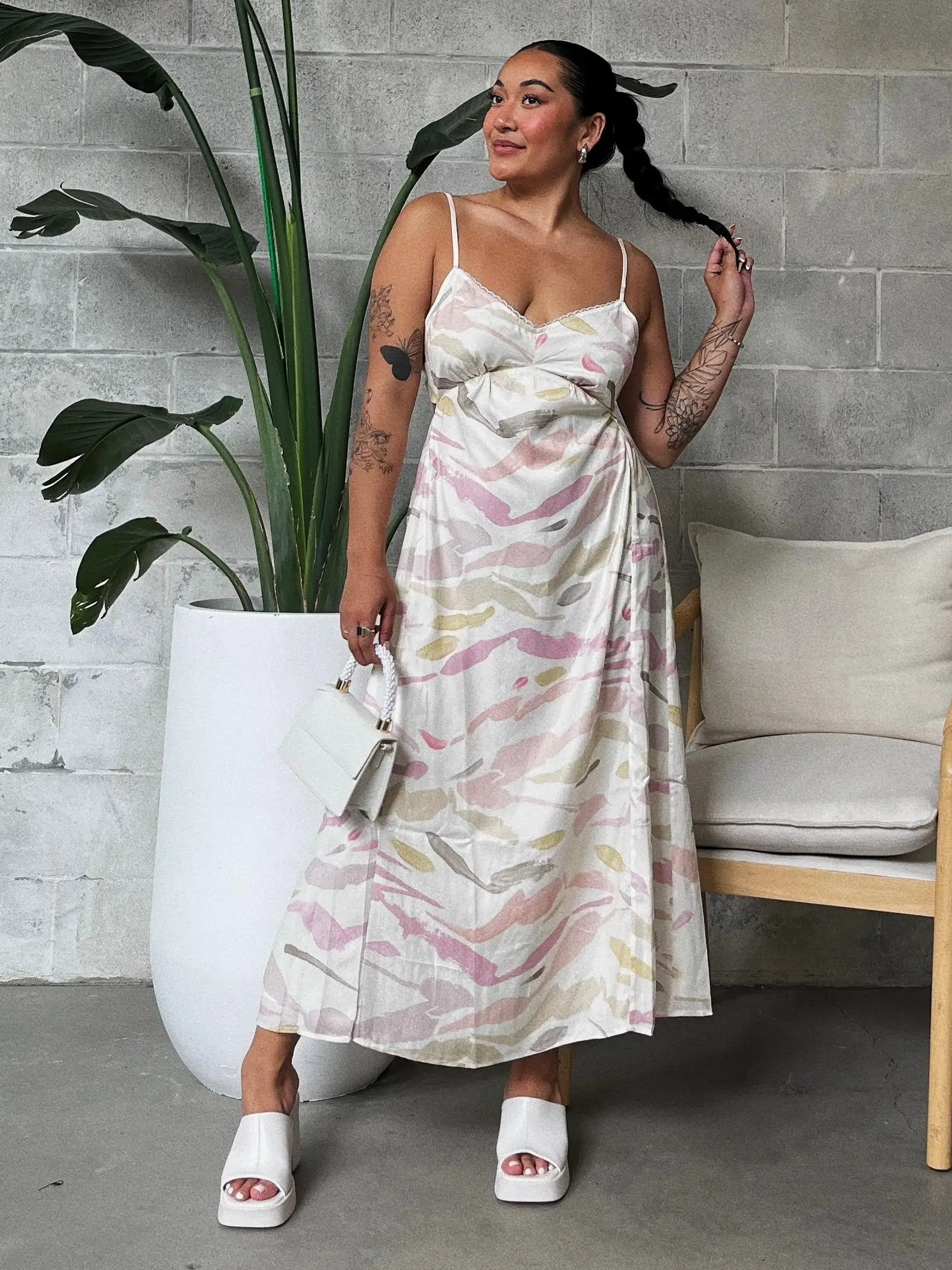 SALTWATER LUXE Deniz Midi Dress