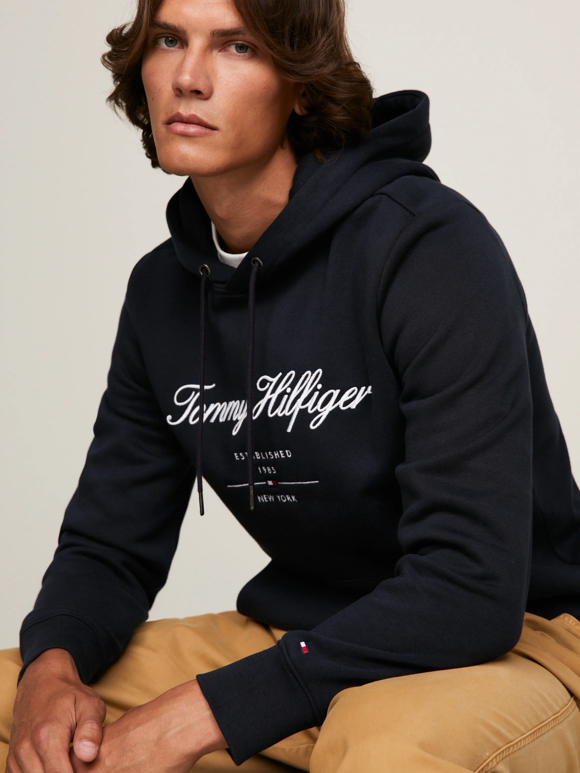 Script Logo Hoodie | Sweatshirts & Hoodies | Tommy Hilfiger