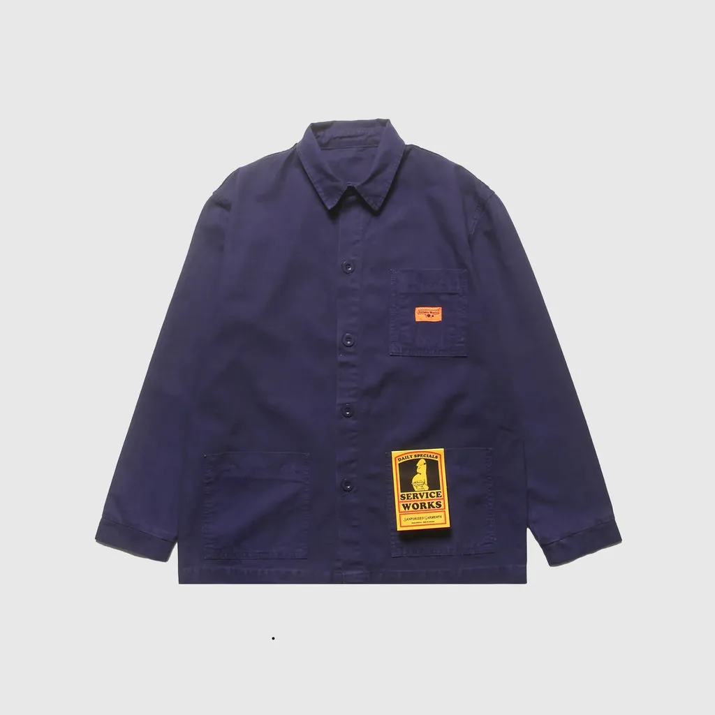 Service Works Canvas Coverall Jacket - Navy