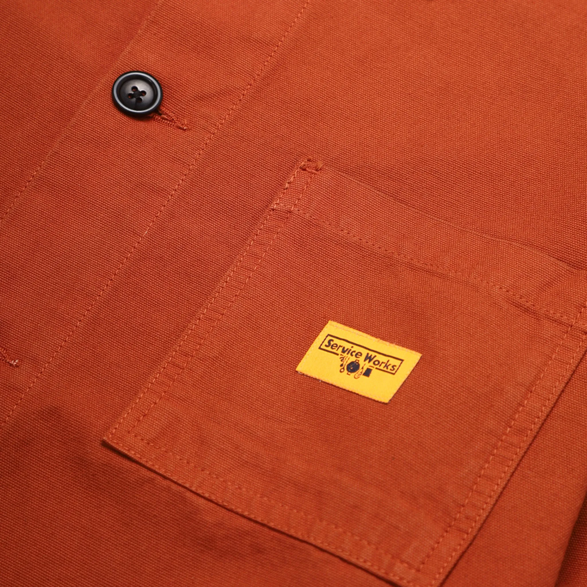 Service Works Canvas Coverall Jacket (Terracotta)