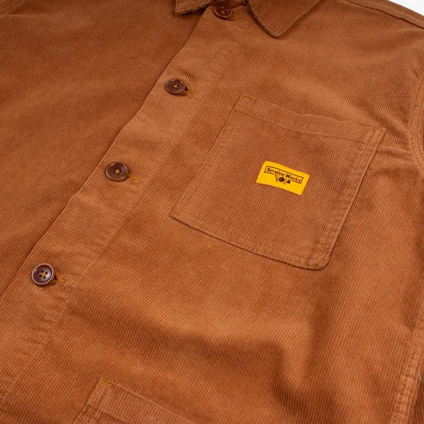 Service Works Cord Coverall Jacket - Pecan