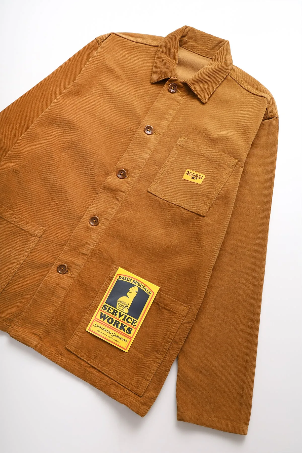 Service Works - Corduroy Coverall Jacket - Pecan