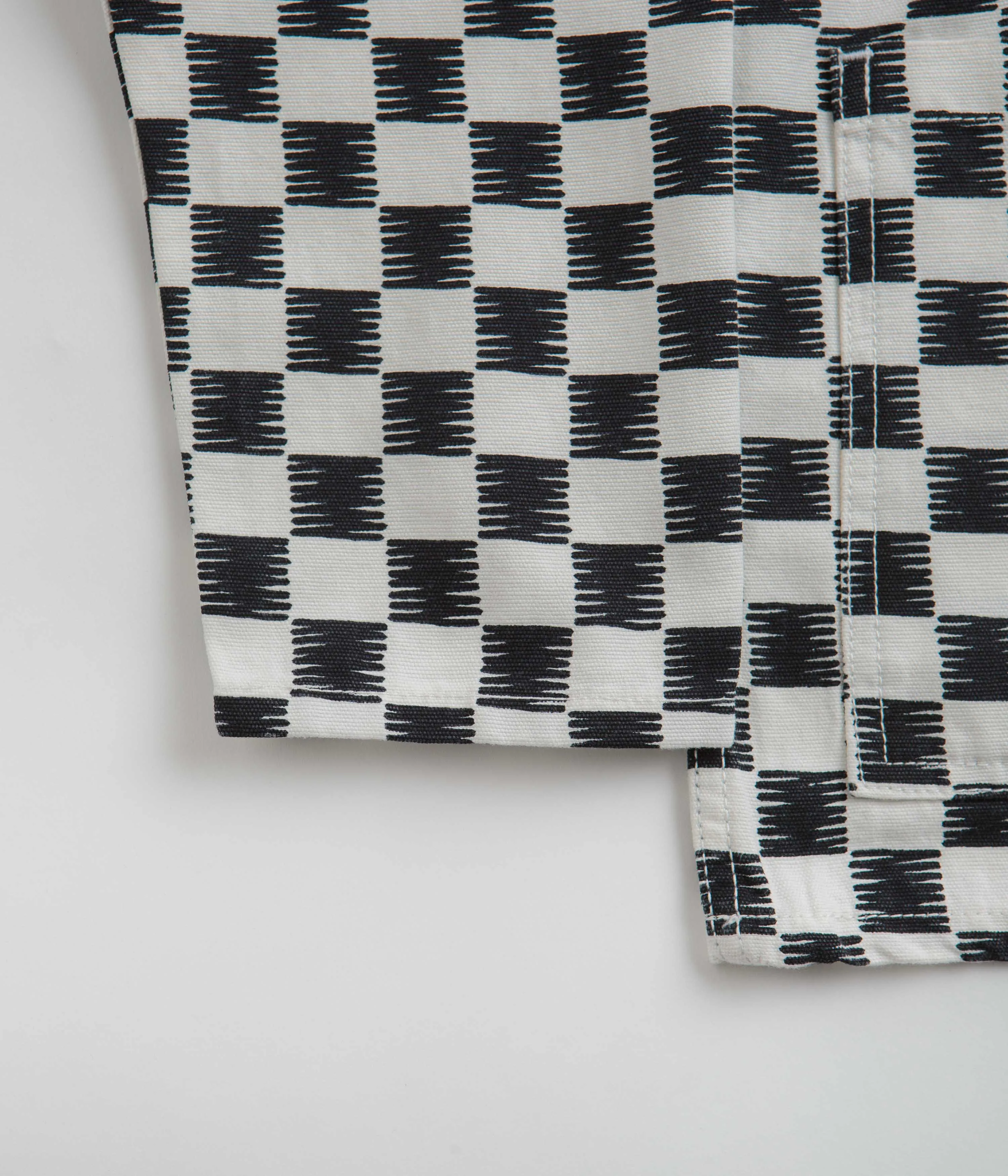 Service Works Coverall Jacket - Black / White Checker