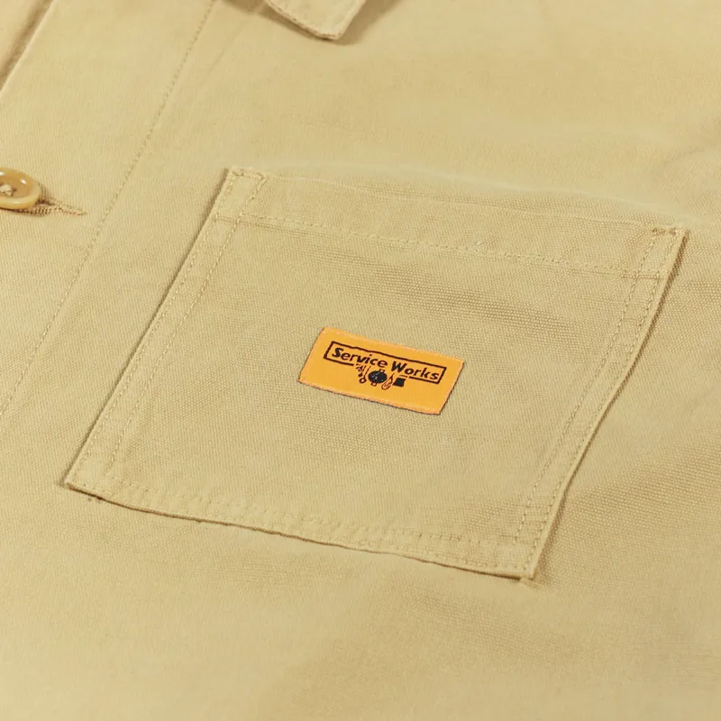 Service Works Coverall Jacket Tan