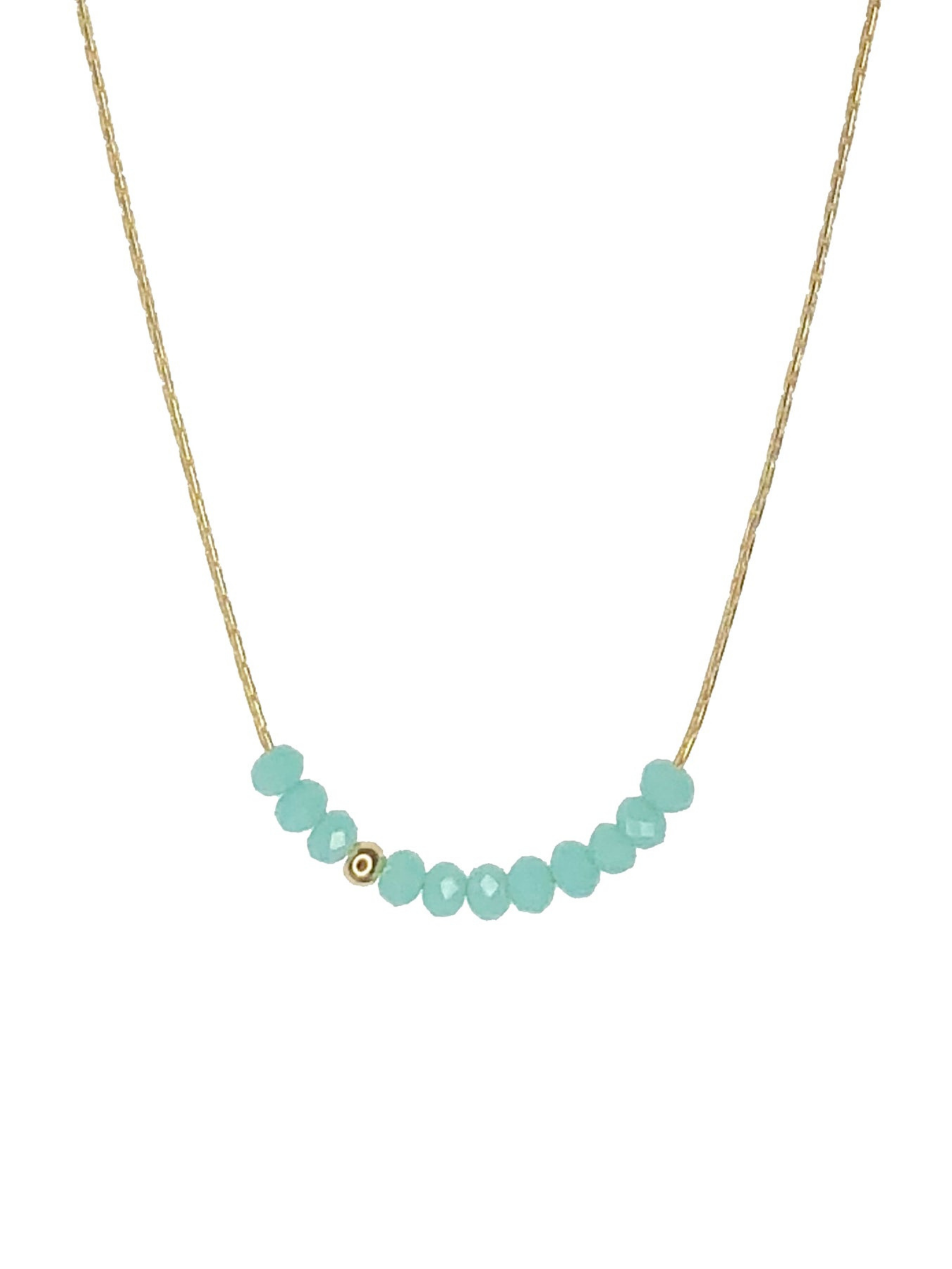 Sprinkle of Cyan - 18k Gold