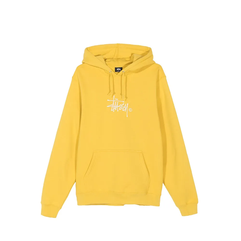 Stussy Basic Copyright Applique Hood / Felpa Con Cappuccio Yellow