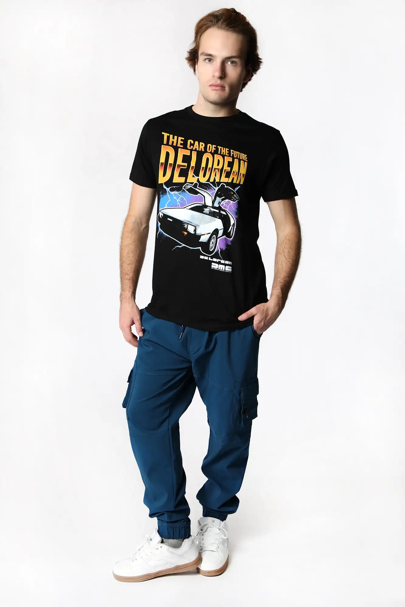 T-Shirt Imprimé DeLorean Homme