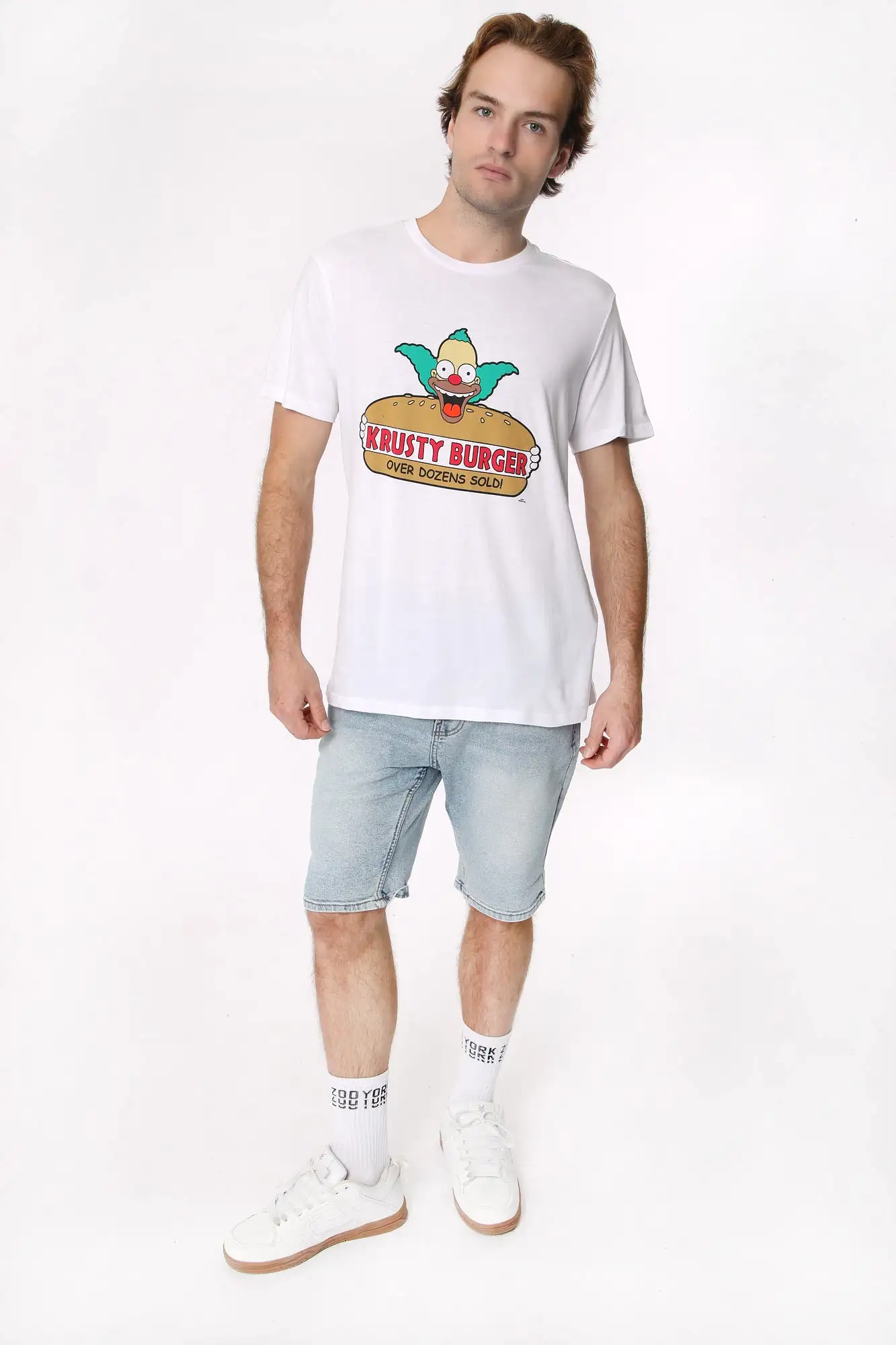 T-Shirt Imprimé Krusty Burger Les Simpsons Homme