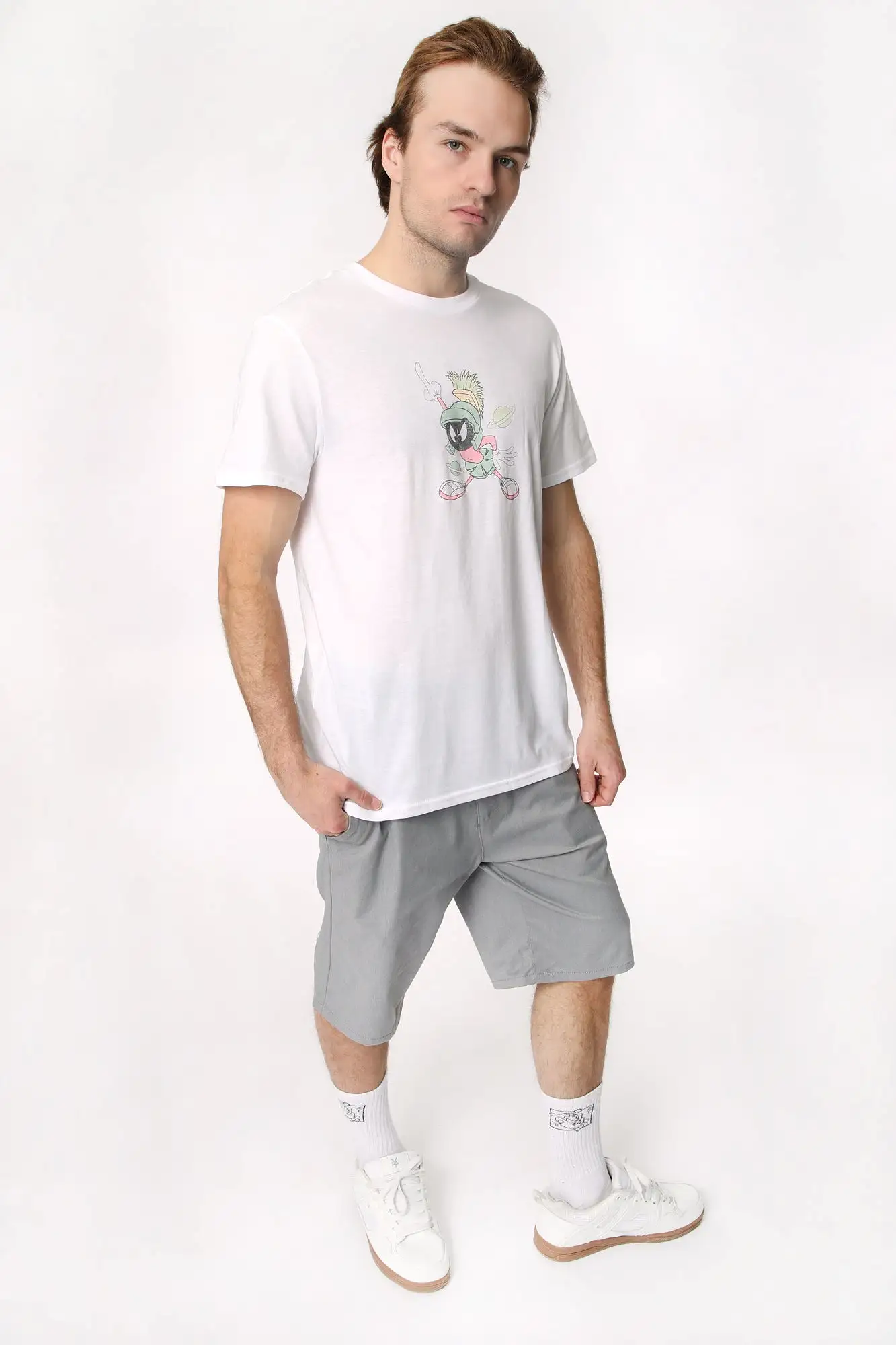 T-Shirt Imprimé Marvin The Martian Homme