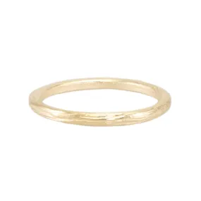 Textured Band of 14K Gold