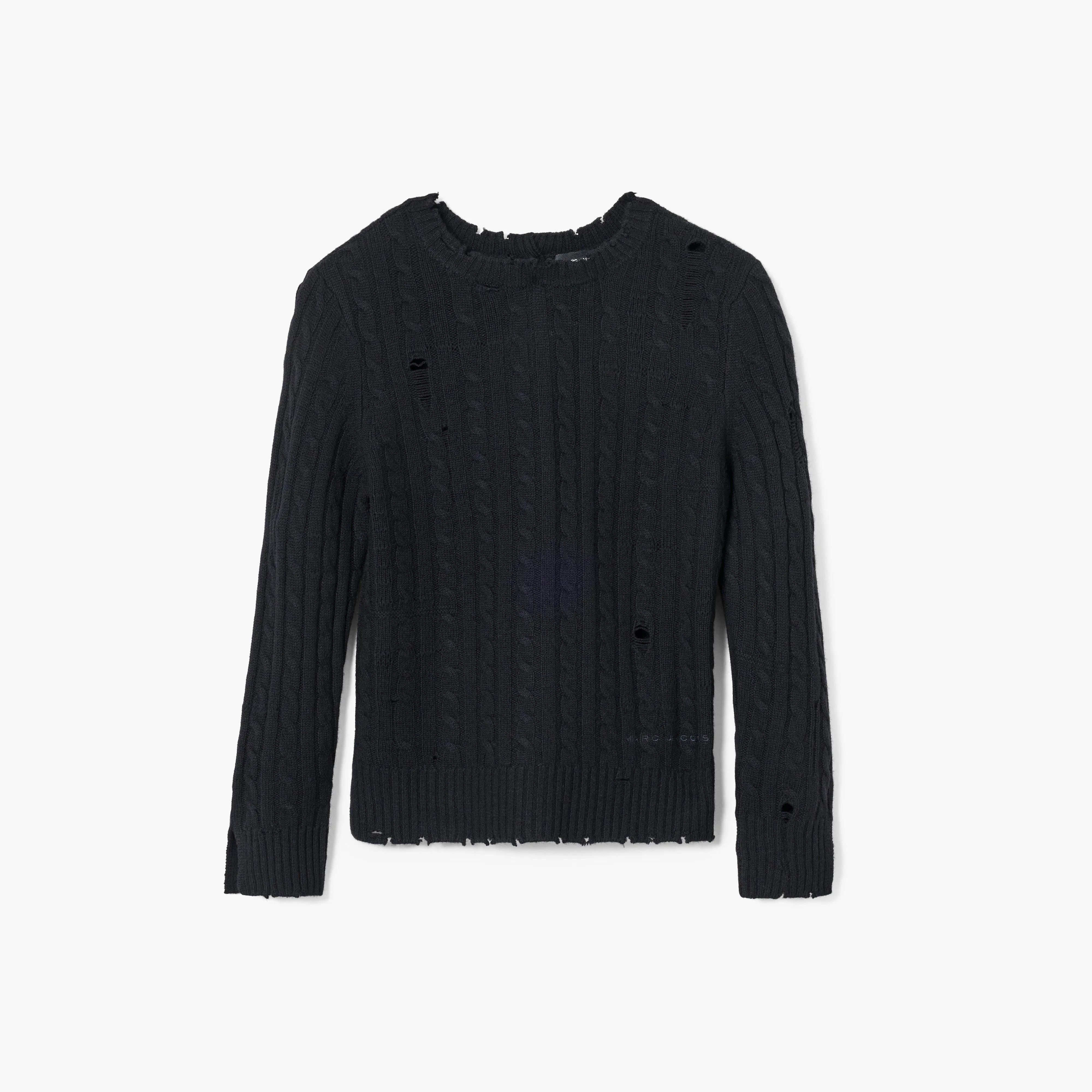 The Shrunken Cashmere Cable Cardigan