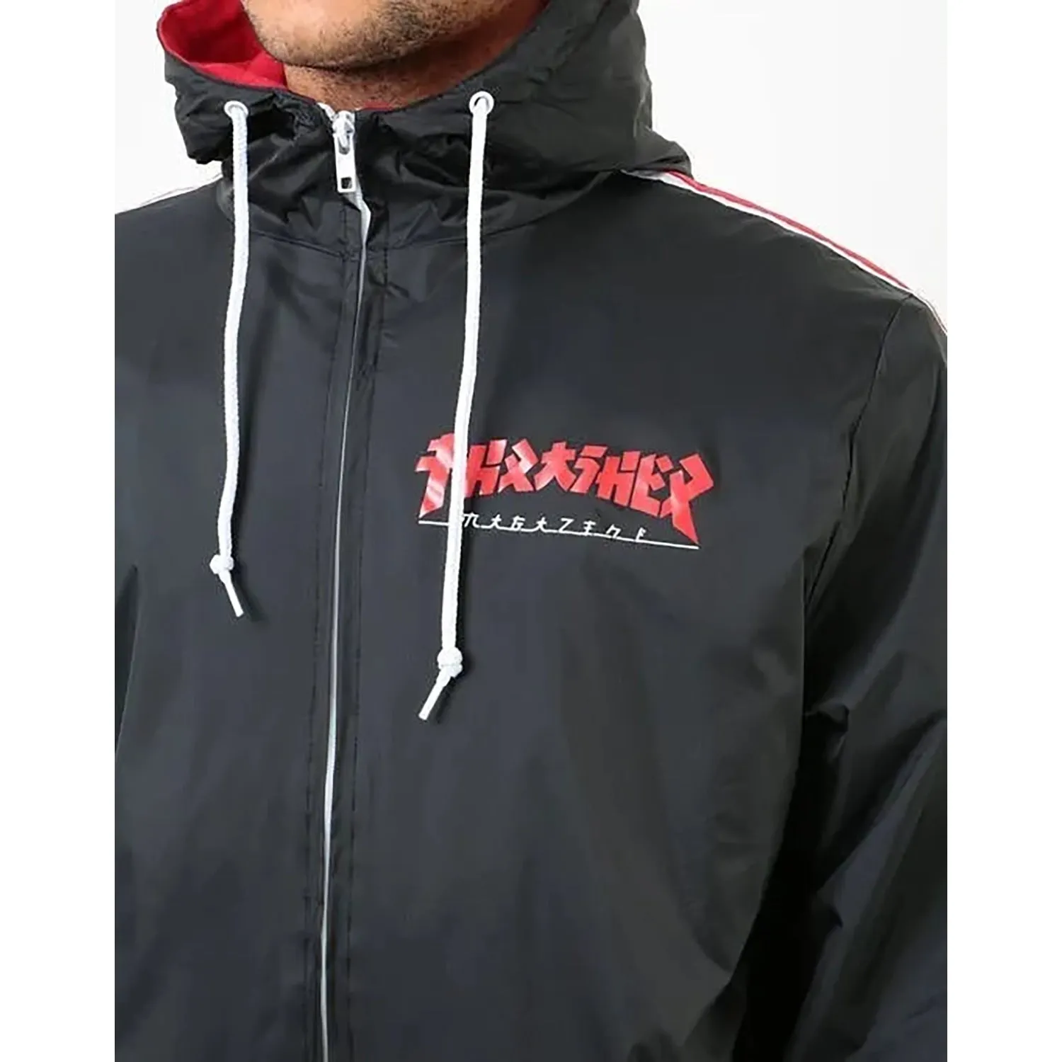 Thrasher Mag Godzilla Track Jacket Black