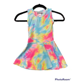 tie dye rib dress