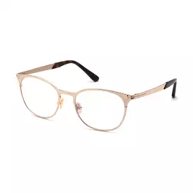 Tom Ford FT5732-B Eyeglasses Shiny Rose Gold / Clear Lens