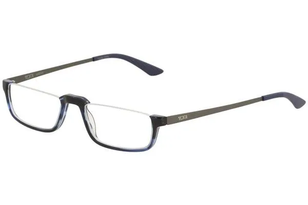 Tumi Desmond Eyeglasses Half Rim Reading Glasses