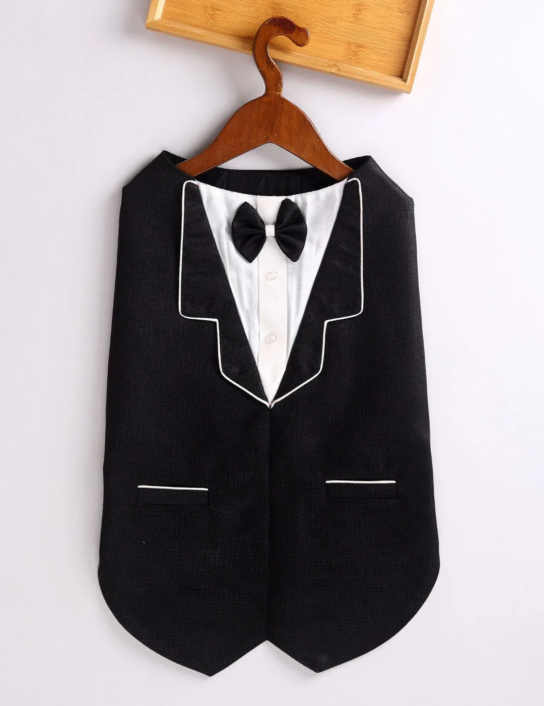 Vastramay Dogs Solid Tuxedo