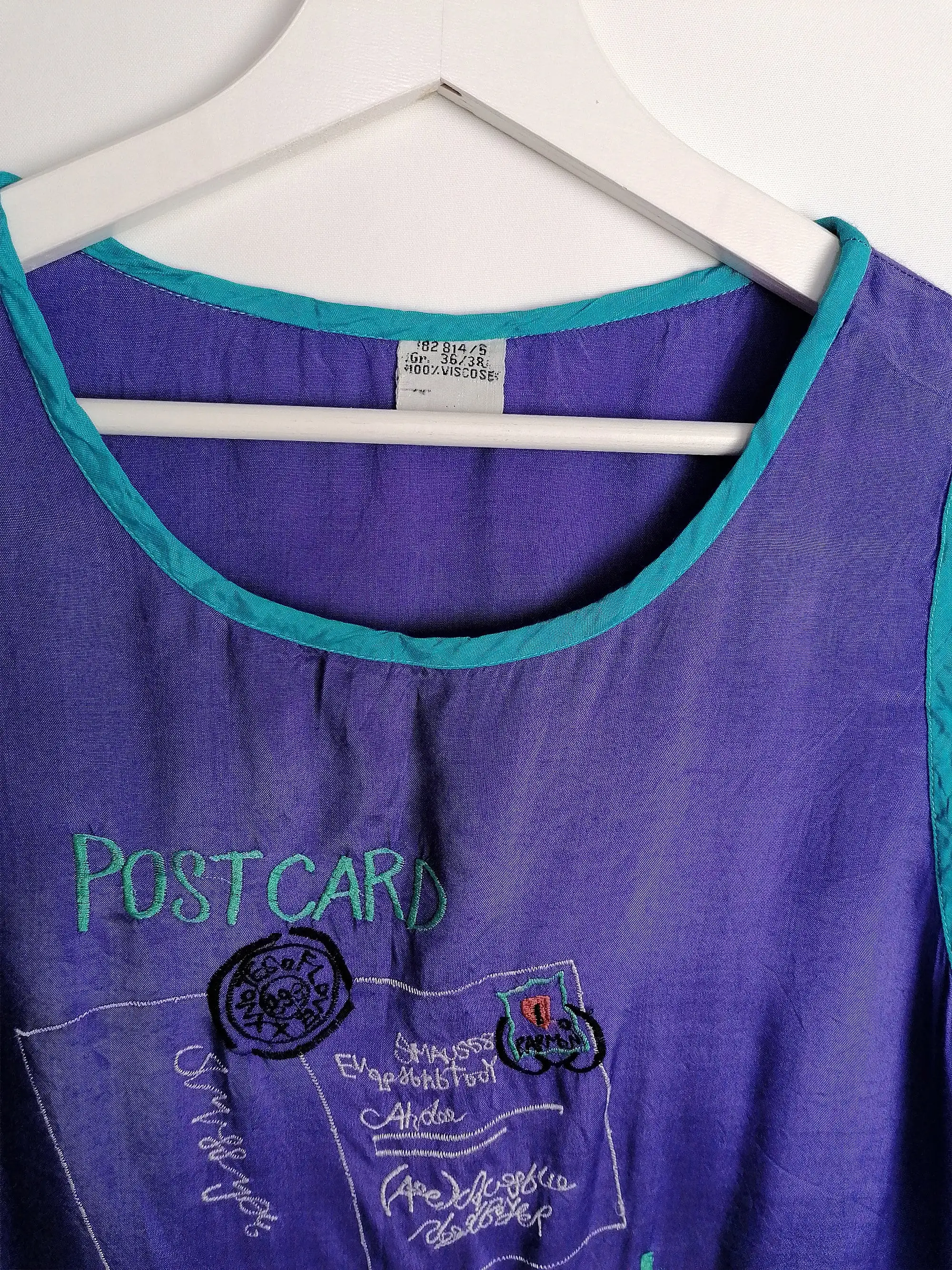 Vintage 80's Silky Vest top