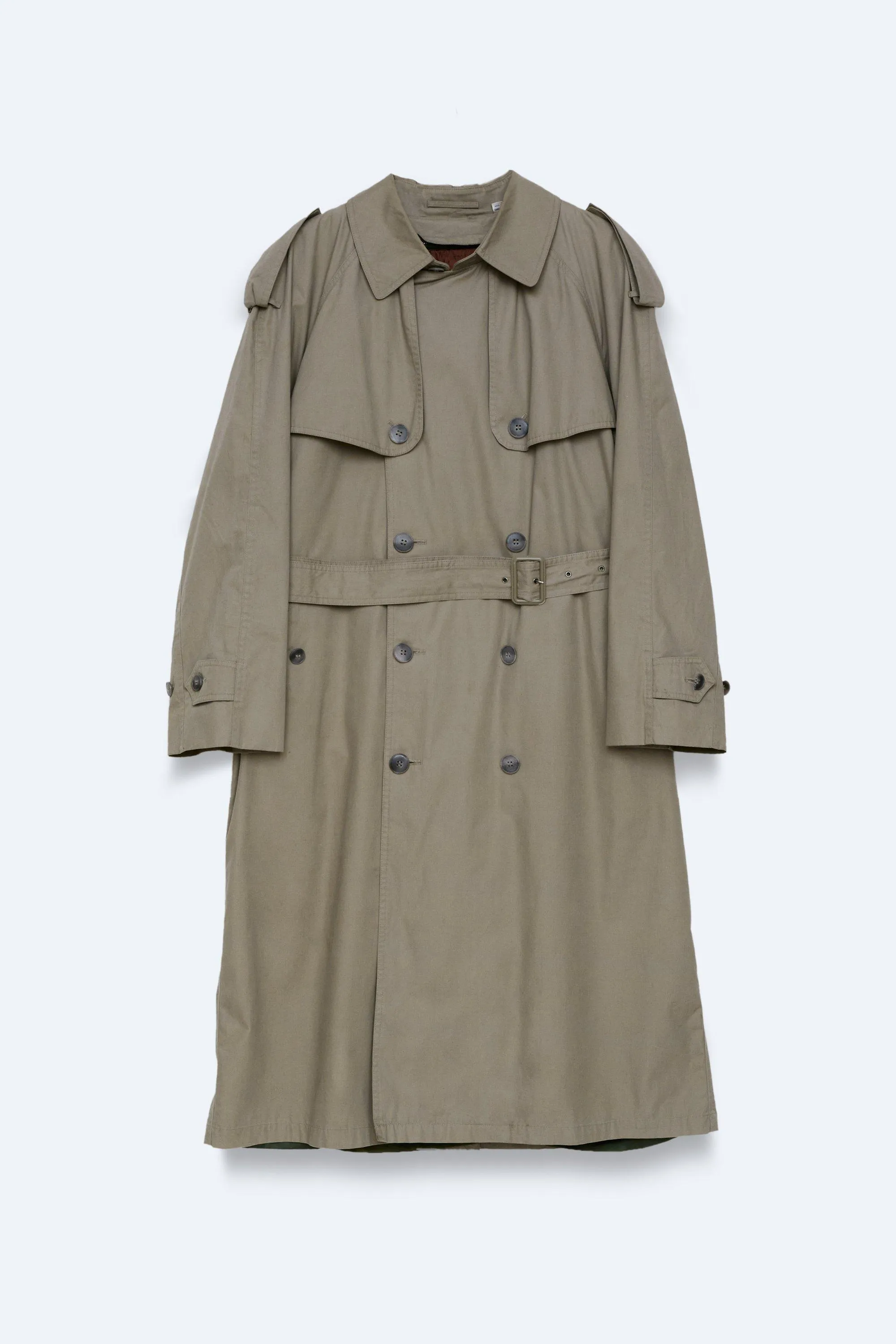 Vintage Belted Trench Coat