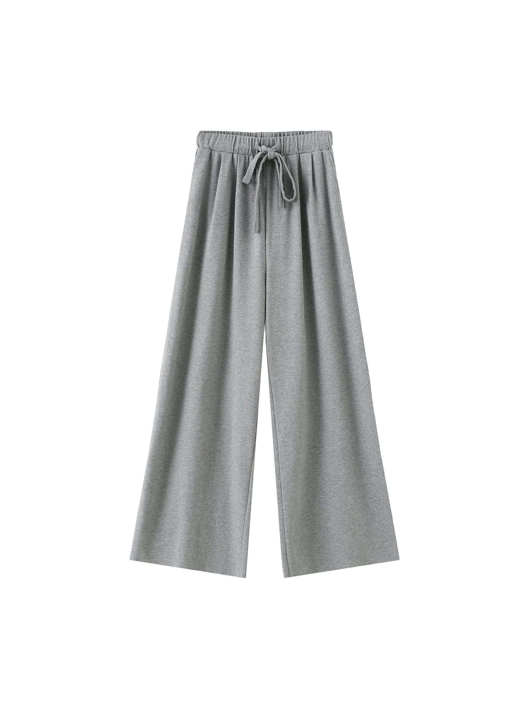 Wide Leg Casual Trousers