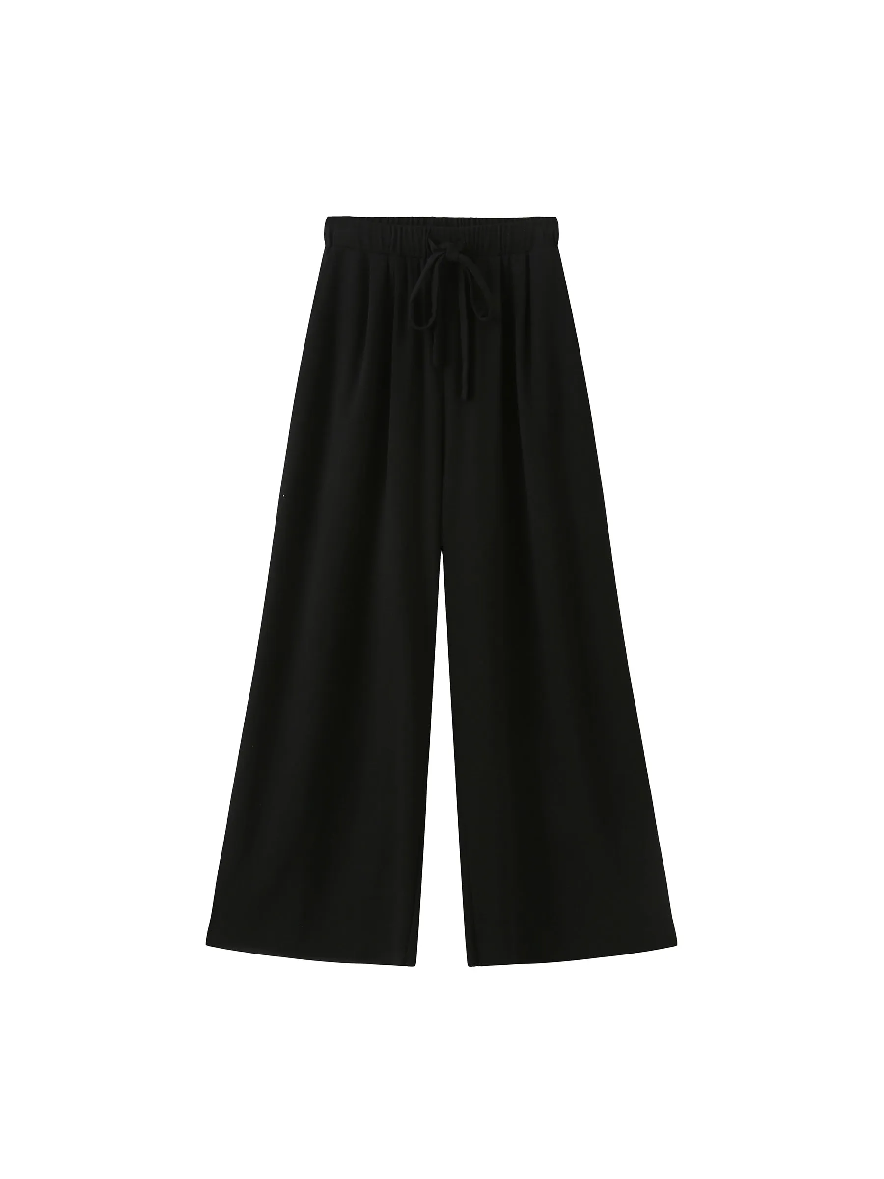 Wide Leg Casual Trousers