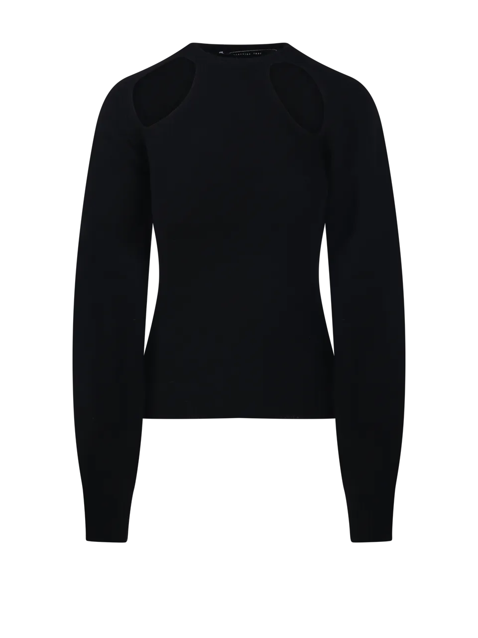 WOMAN FEDERICA TOSI BLACK WOOL SWEATER