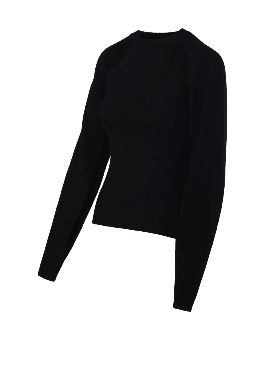 WOMAN FEDERICA TOSI BLACK WOOL SWEATER