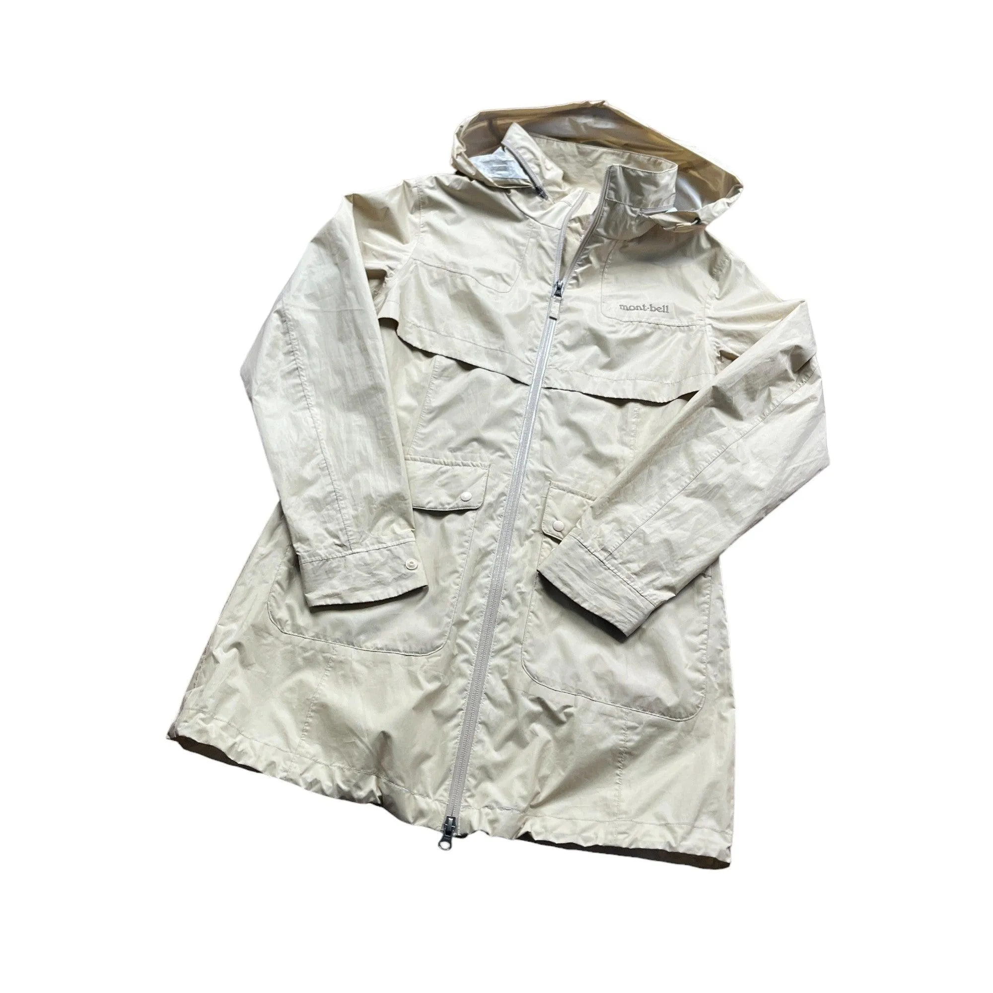 Women's Vintage Cream Montbell Waterproof Jacket - Small